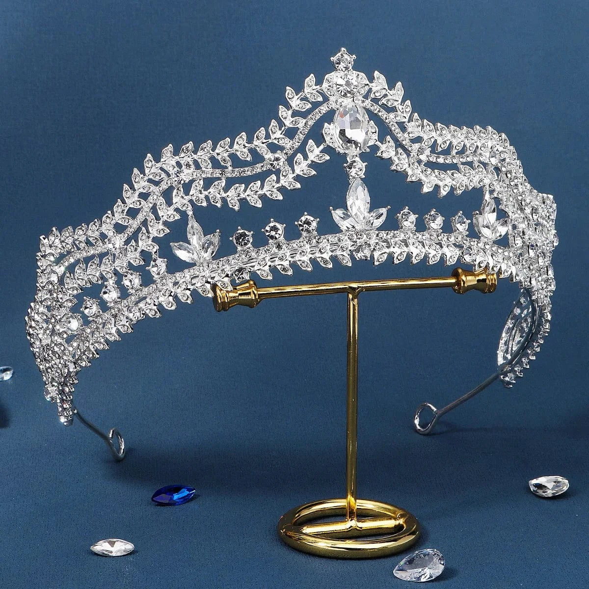 TS-J3056S Dropshipping European Retro Hair Accessories Pageant Rhinestone Crystal Tiaras Crown for Bridal Queens Corona hair jewelry