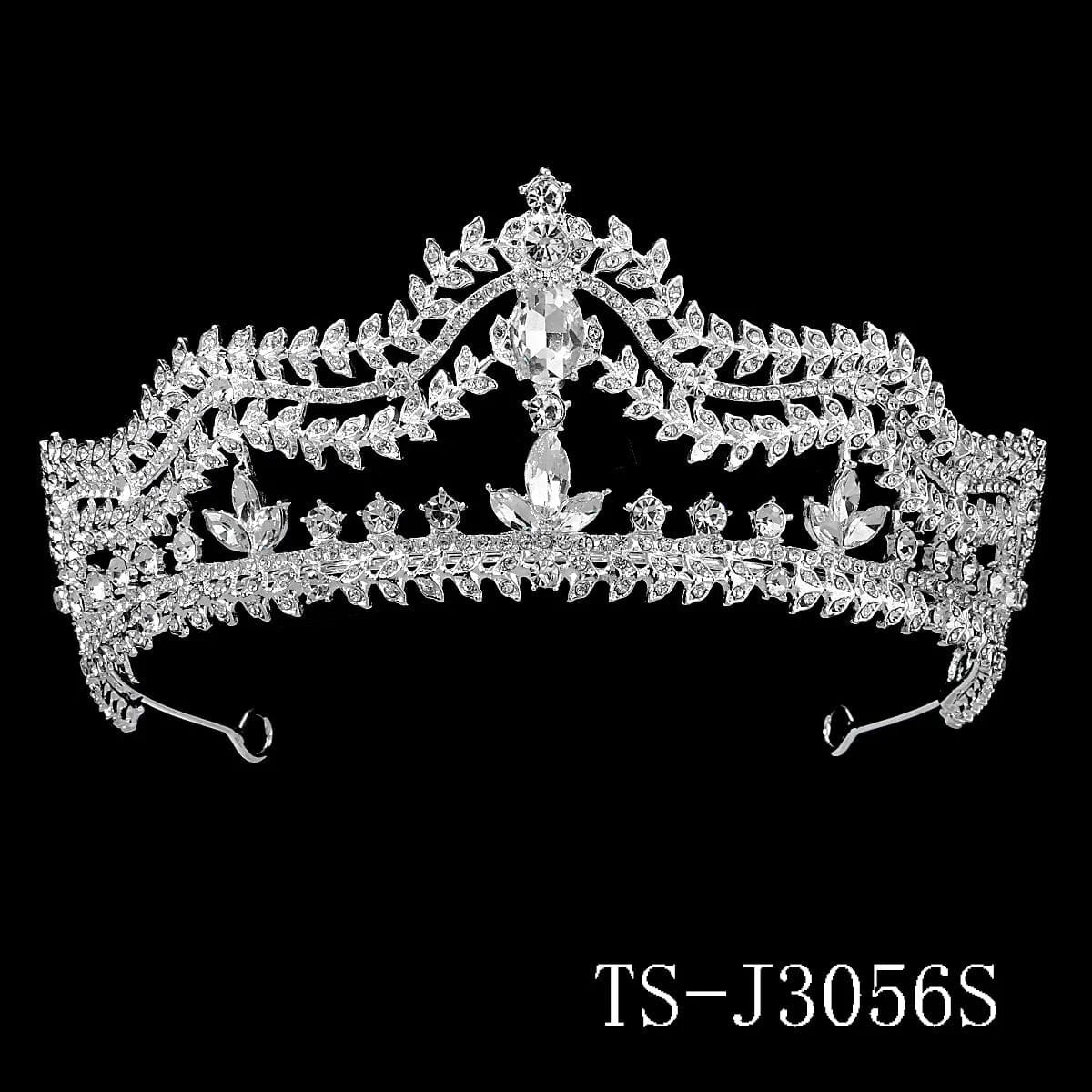 TS-J3056S Dropshipping European Retro Hair Accessories Pageant Rhinestone Crystal Tiaras Crown for Bridal Queens Corona hair jewelry