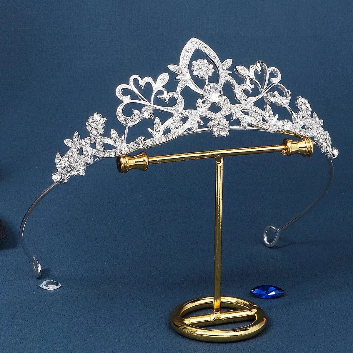 TS-J3057S Drop shipping Light Weight Hot Sale Wedding Bride Rhinestone Crystal Tiaras Crown for Bridal Queens Corona