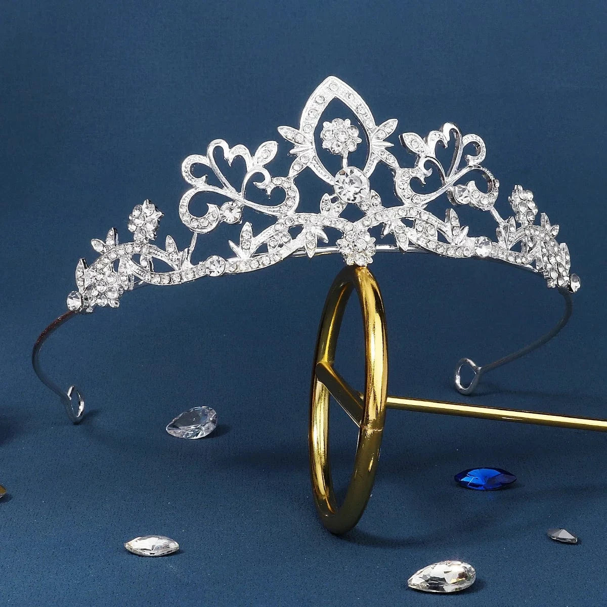 TS-J3057S Drop shipping Light Weight Hot Sale Wedding Bride Rhinestone Crystal Tiaras Crown for Bridal Queens Corona