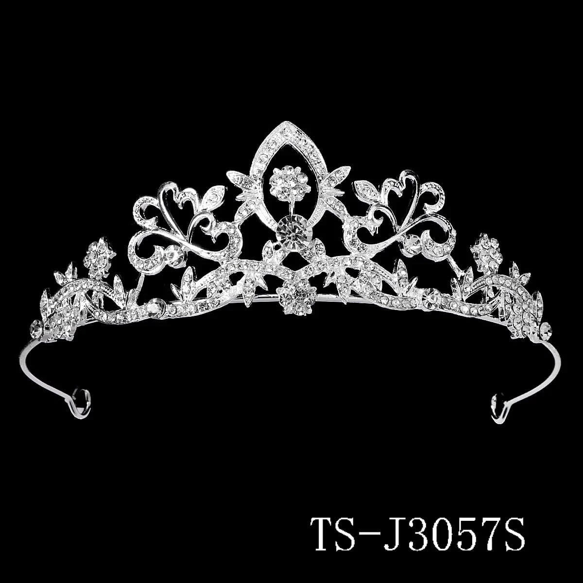 TS-J3057S Drop shipping Light Weight Hot Sale Wedding Bride Rhinestone Crystal Tiaras Crown for Bridal Queens Corona