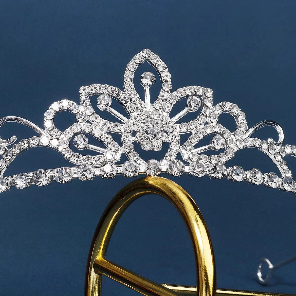 TS-J3070S Wholesale Classic Silver Tiara Wedding Bride Small Rhinestone Crystal Tiaras Crown for Queens Corona hair jewelry