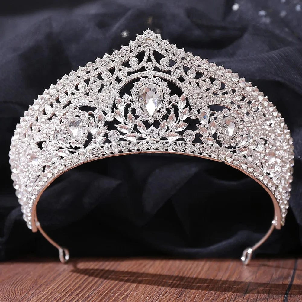 TS-ZJG004S Crystal Wholesale Crown Princess Pageant Wedding Bridal Bride Queen Crown&Headpieces Miss World For Girl Crowns