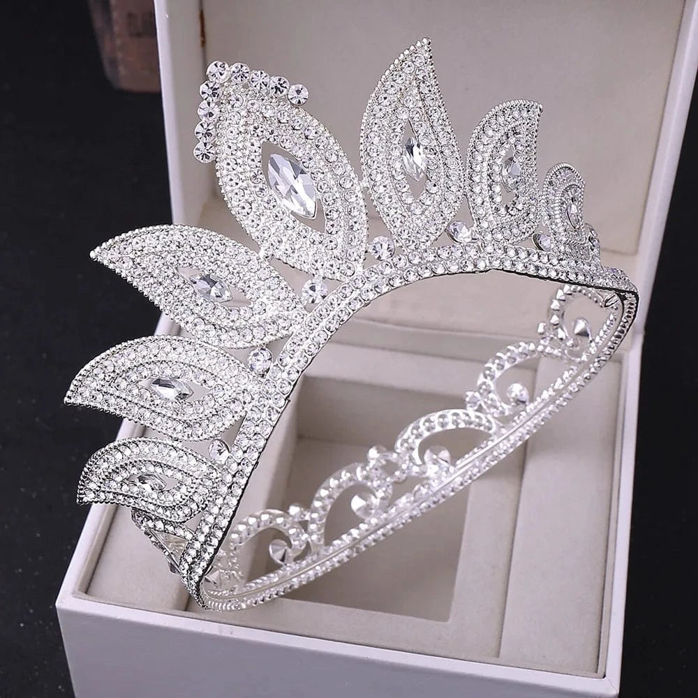 TS-ZJG117S Bride Many colors Tiara Crystal Crown Rhinestone Beauty Elegant Bridal Baroque Tiara Pageant Crowns