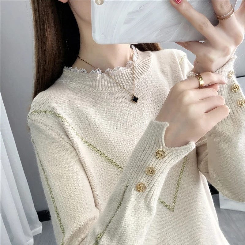 Turtleneck Sweater Women 2022 Autumn Winter Long Sleeve Pullovers Sweaters Female Knitted Tops Jumper Ladies Casual