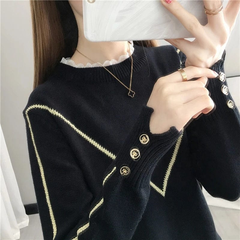 Turtleneck Sweater Women 2022 Autumn Winter Long Sleeve Pullovers Sweaters Female Knitted Tops Jumper Ladies Casual