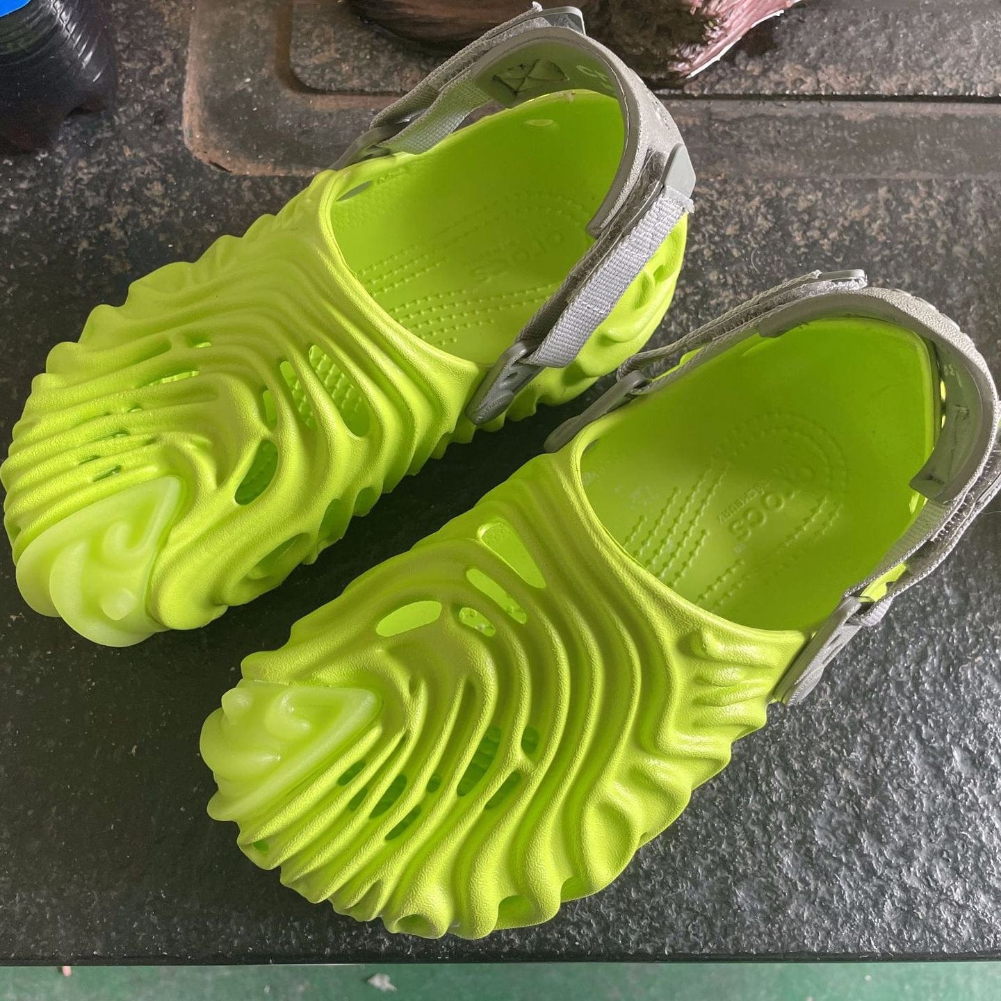 TX 2022 Summer new fingerprint beach shoes men and women quick-drying breathable beach men's sandals