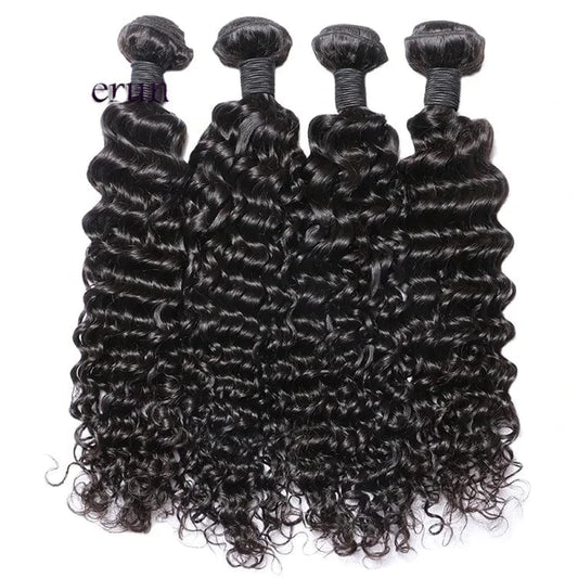 Unprocessed 100% Virgin Human Hair Bundles Water Wave Hair Weave Brazilian Hair Cuticle Aligned