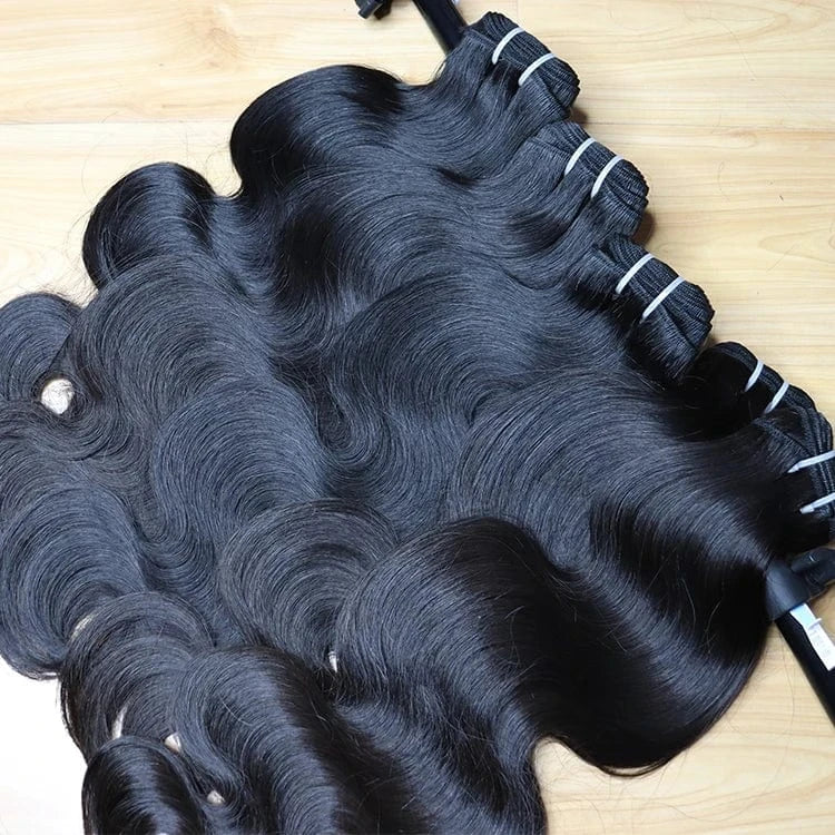 Unprocessed Raw hair bundles 100% One Donor loose body wave bundles human hair Cuticle Aligned Raw Hair bundles