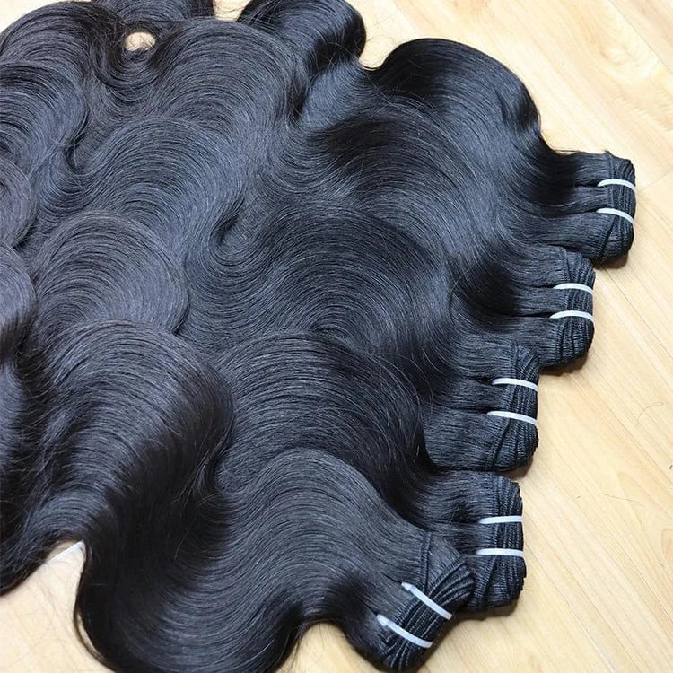 Unprocessed Raw hair bundles 100% One Donor loose body wave bundles human hair Cuticle Aligned Raw Hair bundles
