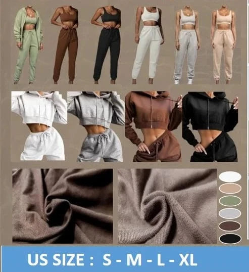 US SizeCotton terry Wholesale custom logo Women's sweat pants drawstring high waist pockets classic lounge straight leg joggers