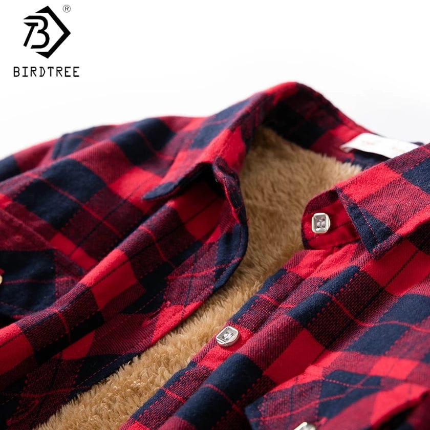 Velvet Thick Warm Women's Plaid Shirt Female Long Sleeve Tops M-5XL Winter Fleece Casual Check Blouse Autumn Clothes T18620Y