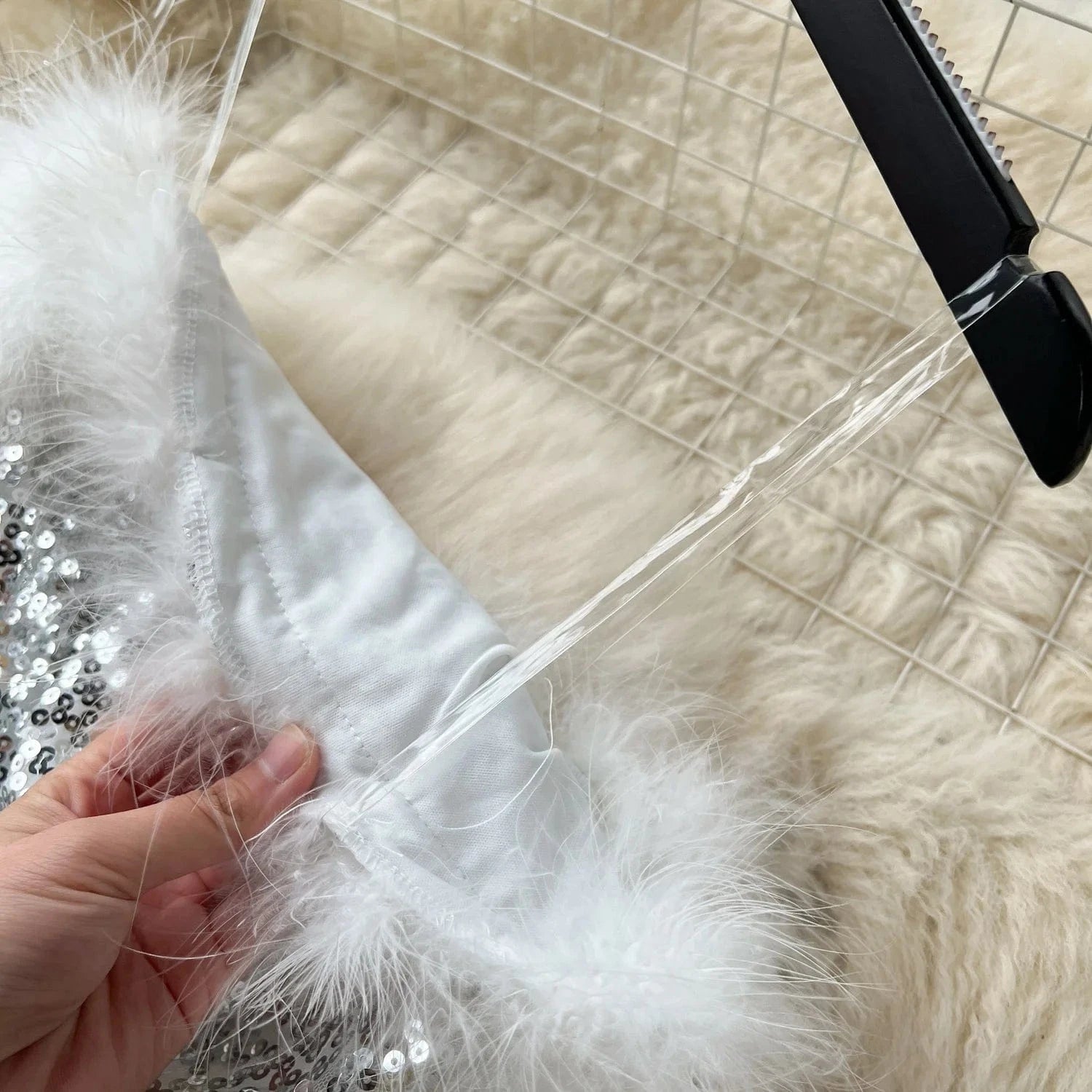 Vestidos Ostrich Feather Dress Formal Elegant Dresses Women Evening Party Dress