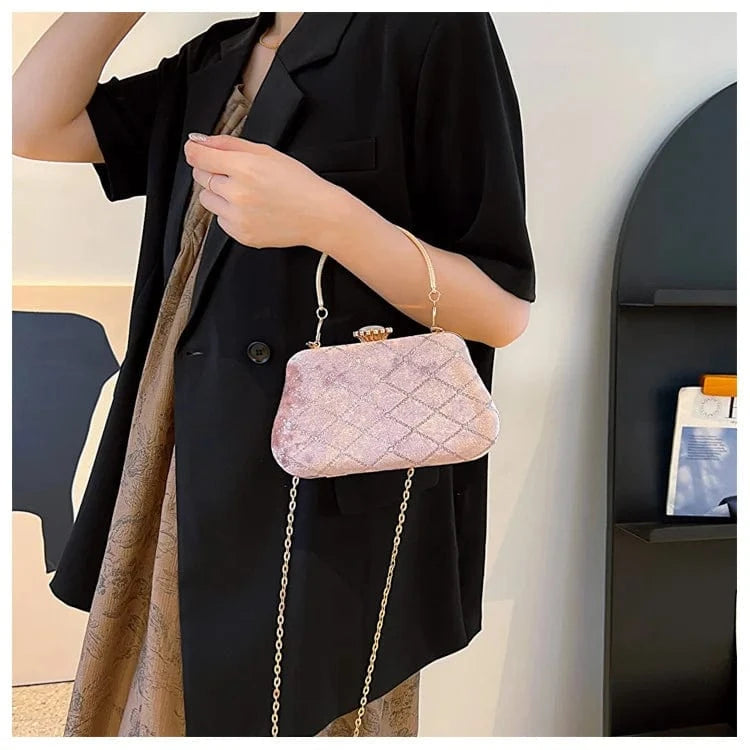 Vintage Women Party Box Clutch Bag Velvet Exquisite Design Elegant Clutches For Ladies Girls Wedding Purse Luxury Evening Bag