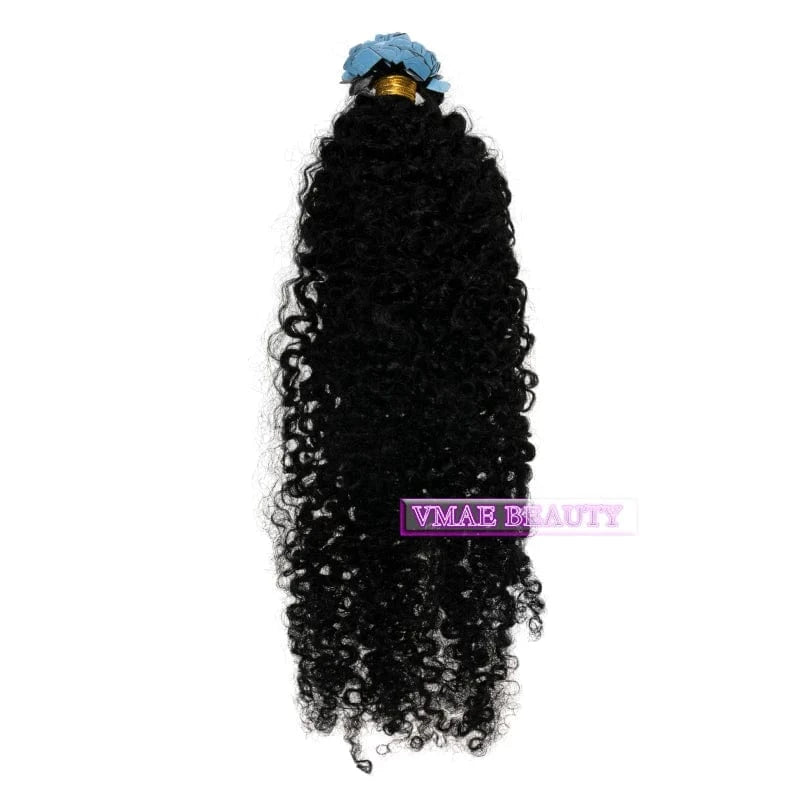 Vmae 3A 4A 4B 4C Deep Afro Kinky Curly Remy Virgin Indian Raw Mini Tape In Hair Extensions 100 Human Hair Tape Ins