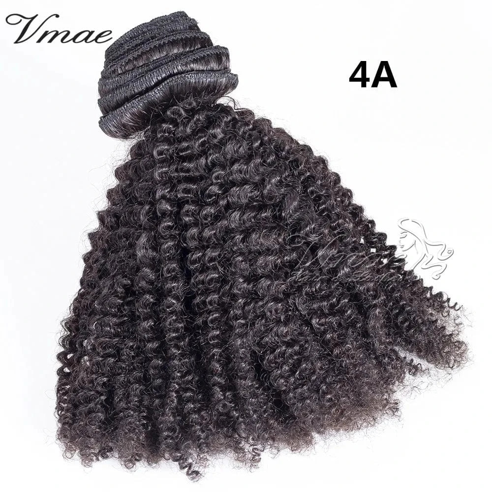 VMAE Good Quality Factory Directly Virgin Cuticle Aligned Hair Clips Human Extensions Clip In Kinky Clip Ins 4a 4b 4c Hair