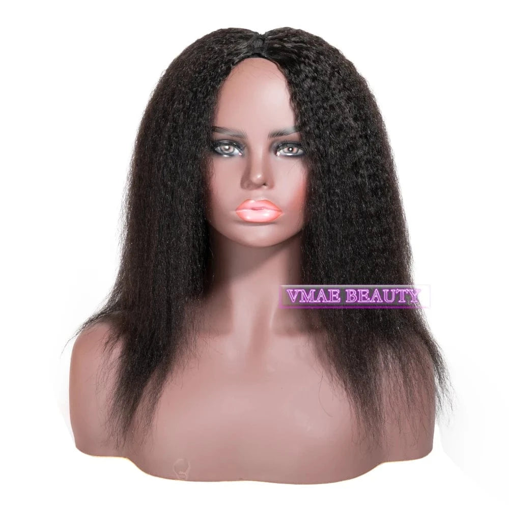 VMAE Mongolian Raw Virgin Cuticle Aligned Wigs 4A 3A 3B 3C Afro Kinky Curly U V Part Human Hair Wigs for Black Women