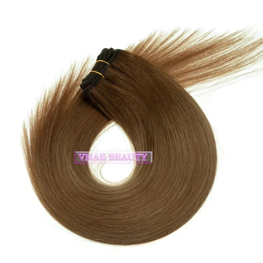 VMAE Ombre Color Hair Weft Double Drawn Hair Bundles Root 4# Ends 8# Mixed Color Human Hair Extensions 13A Grade