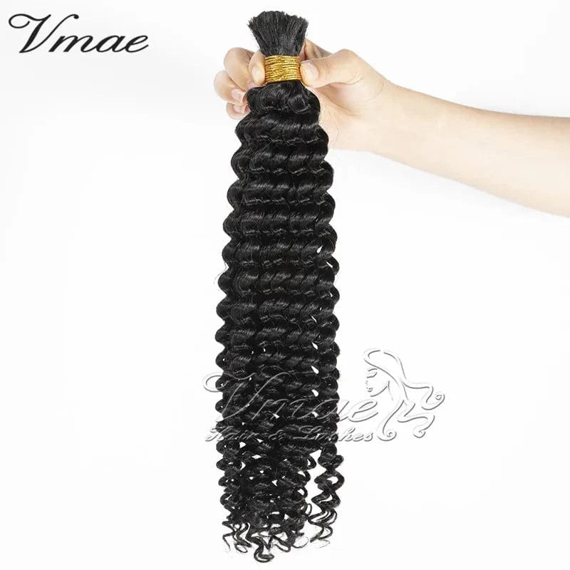 VMAE Raw Virgin Cuticle Aligned 3A 3C 4A 4B 4C Curly Human Braiding Hair Bulk no Weft Afro Kinky Bulk Human Hair