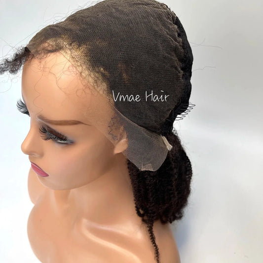 VMAE Unprocessed Virgin Raw Afro Kinky Curly 4B Human Hair 13*6 HD Lace Frontal Wig Lace Front Wigs for Black Women