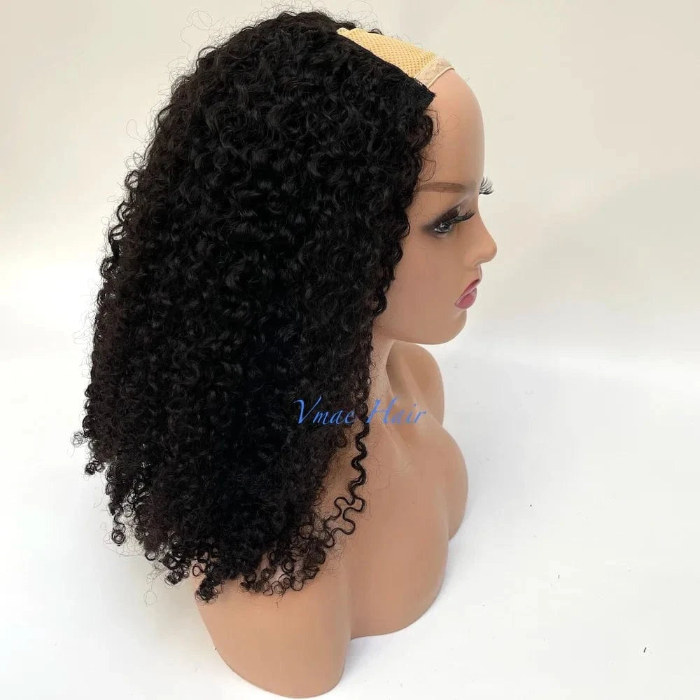 VMAE Wig Vendors for Black Women Virgin Cuticle Aligned Hair Vietnamese Raw Hair Wigs Afro Kinky Curly U Part Wig Human Hair