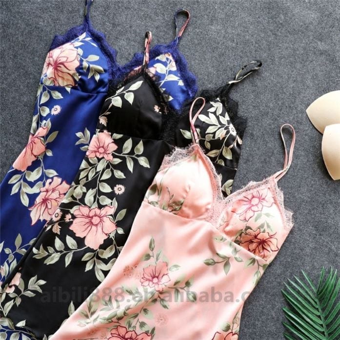 Wedding Bridal Robe Nighty For Honeymoon Loungewear Satin Bridesmaid Floral Robe