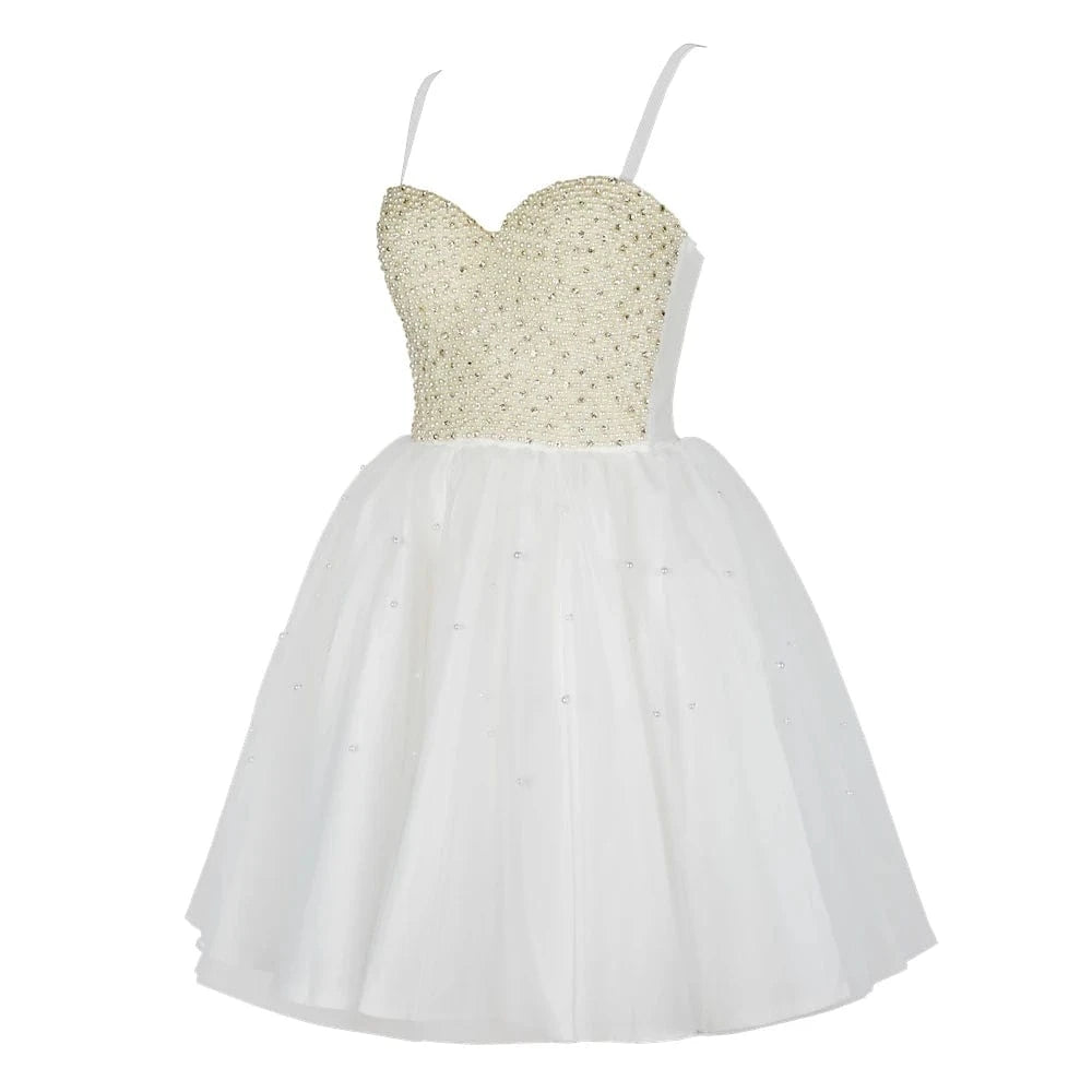 western bridesmaid chiffon beaded girls dinner party wedding short fashion evening dresses