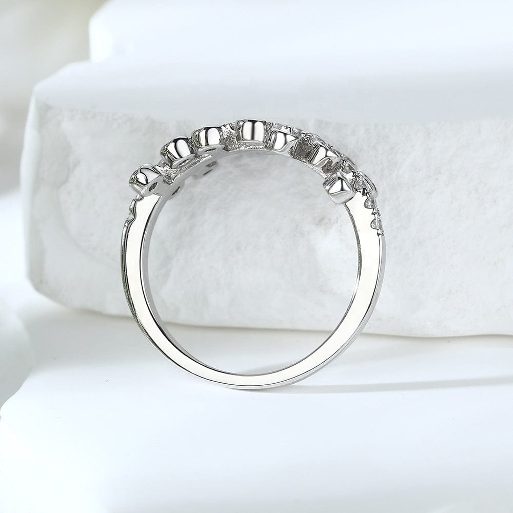 White gold color ADODO jewelry Luxury High-End Yellow Diamond Eternity Ring 925 Sterling Silver Large Zircon Ring Silver Rings For Women