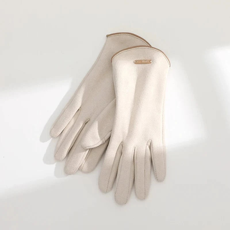 White Hot sale cold weather thermal outdoor ladies warm custom bike women driving winter gloves