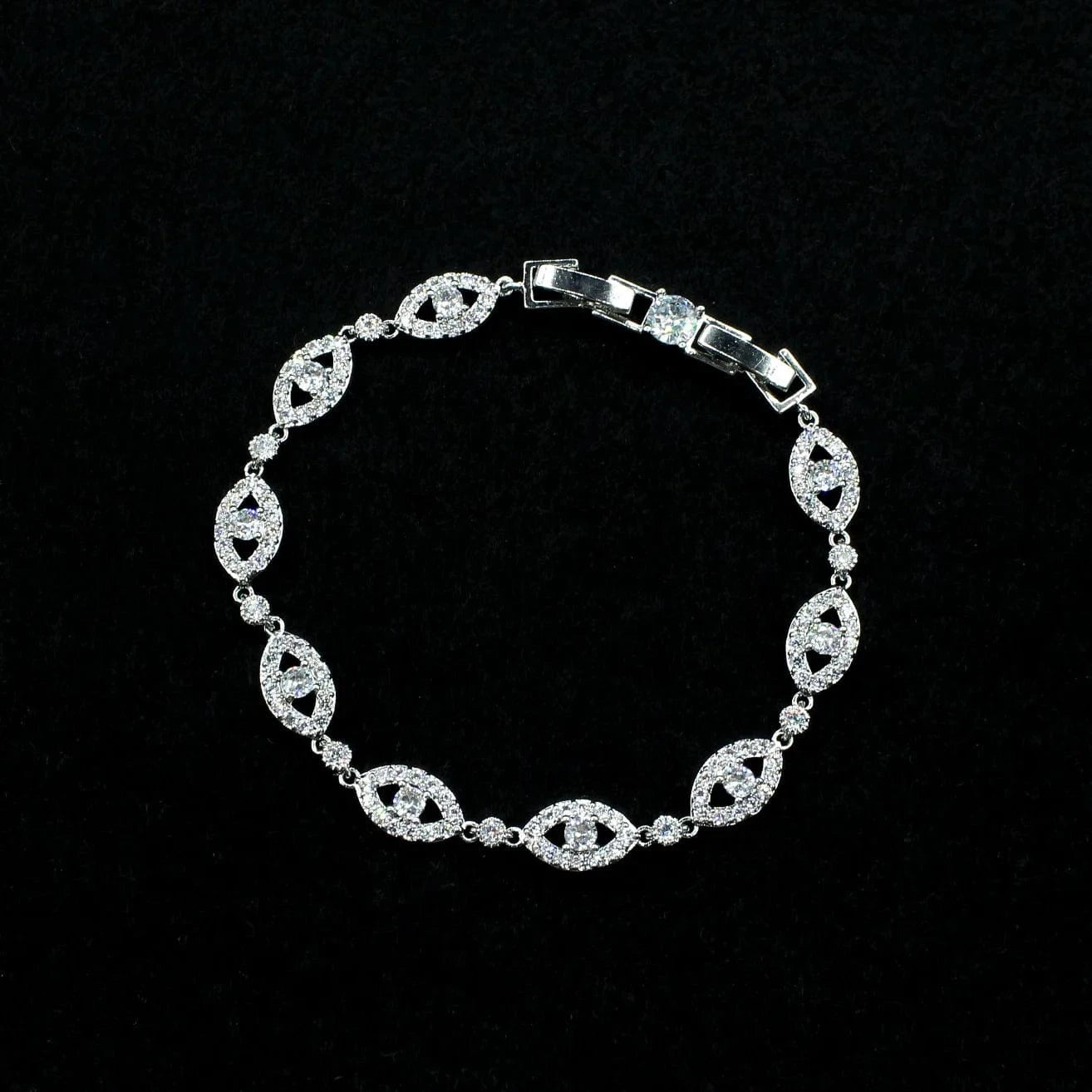 White Luxury Water Droplets Zircon Jewelry Hollow Out Necklace Earrings Bracelet Ring Women Minimalist Cute Trendy Jewelry Set