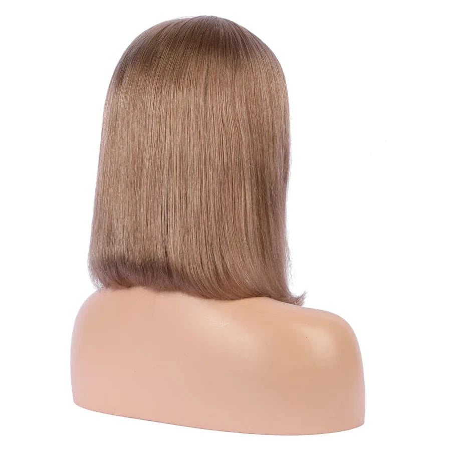 Wholesale 10A Grade 100% raw virgin mink cuticle aligned human hair color 13*6 lace front Bob wig