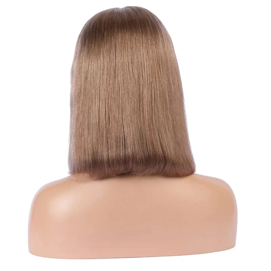 Wholesale 10A Grade 100% raw virgin mink cuticle aligned human hair color 13*6 lace front Bob wig
