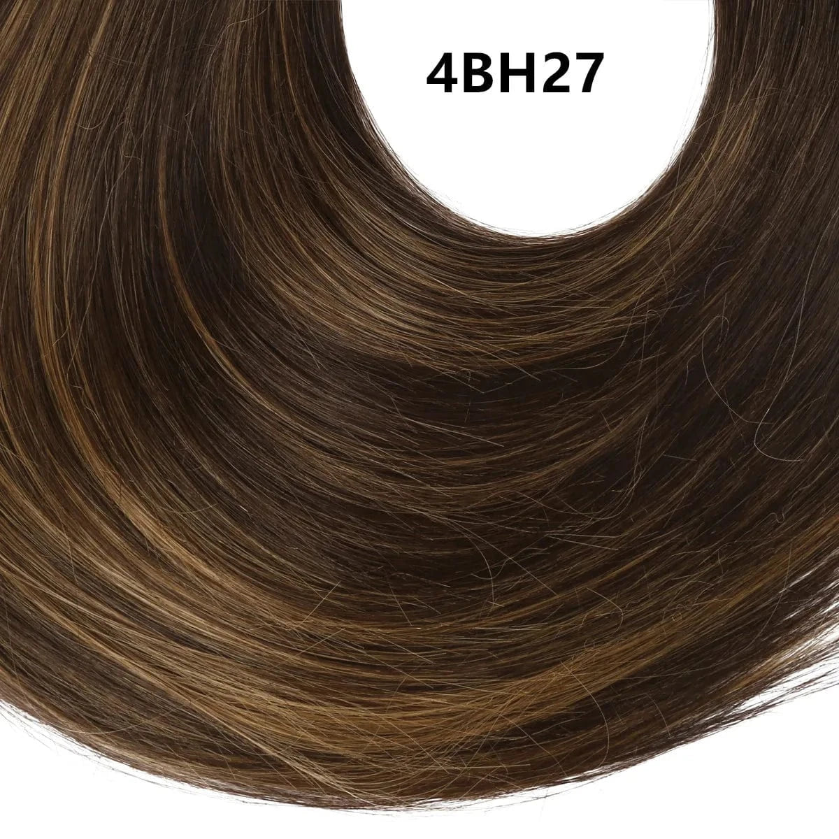Wholesale 18 Inch Short Straight Natural Synthetic Bob Hair Extensions Clip In Wig 3/4 Half Wigs Invisible Upart U Part Wigs