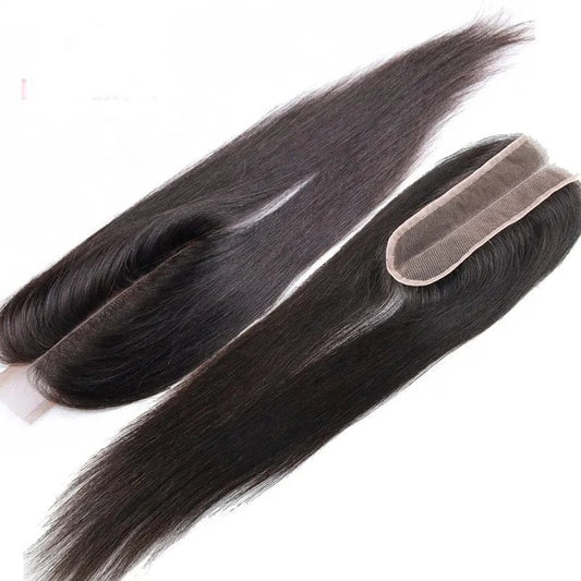 Wholesale 2*6 Straight Human Hair Bundle Virgin With Closure Unprocessed Raw Virgin Bulk Cheap Hair Bundle Product For Women