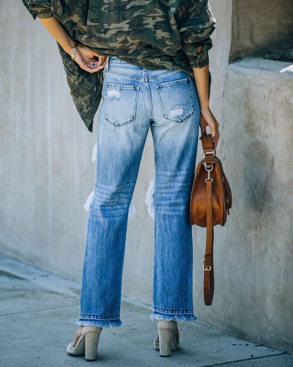 Wholesale 2022 winter hot sale women's pants high quality fashion hollow out pocket high waist jeans