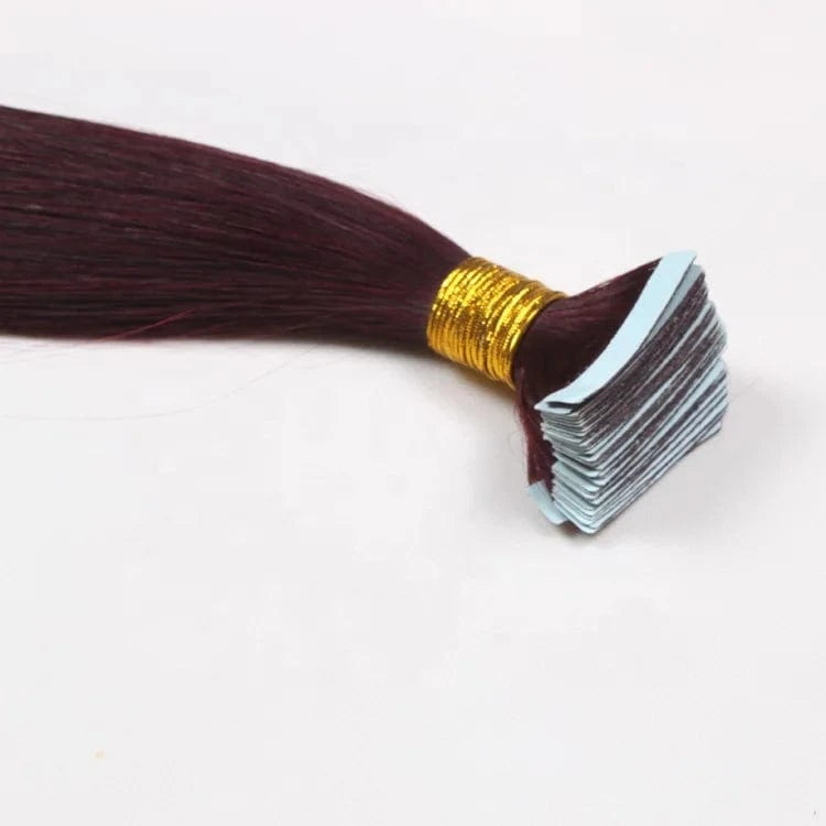 Wholesale 9A Russian Remy Extensions Double Drawn Tape In Hair Extensions Virgin Human Tape Hair