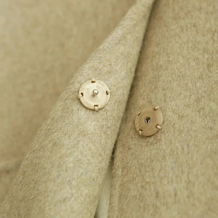 Wholesale Autumn Winter Regular Cashmere Coat Women Lambs Wool Coats with Hooded
