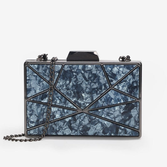 Wholesale beautiful luxury shoulder bag metal clutch party bags evening purse  for ladies