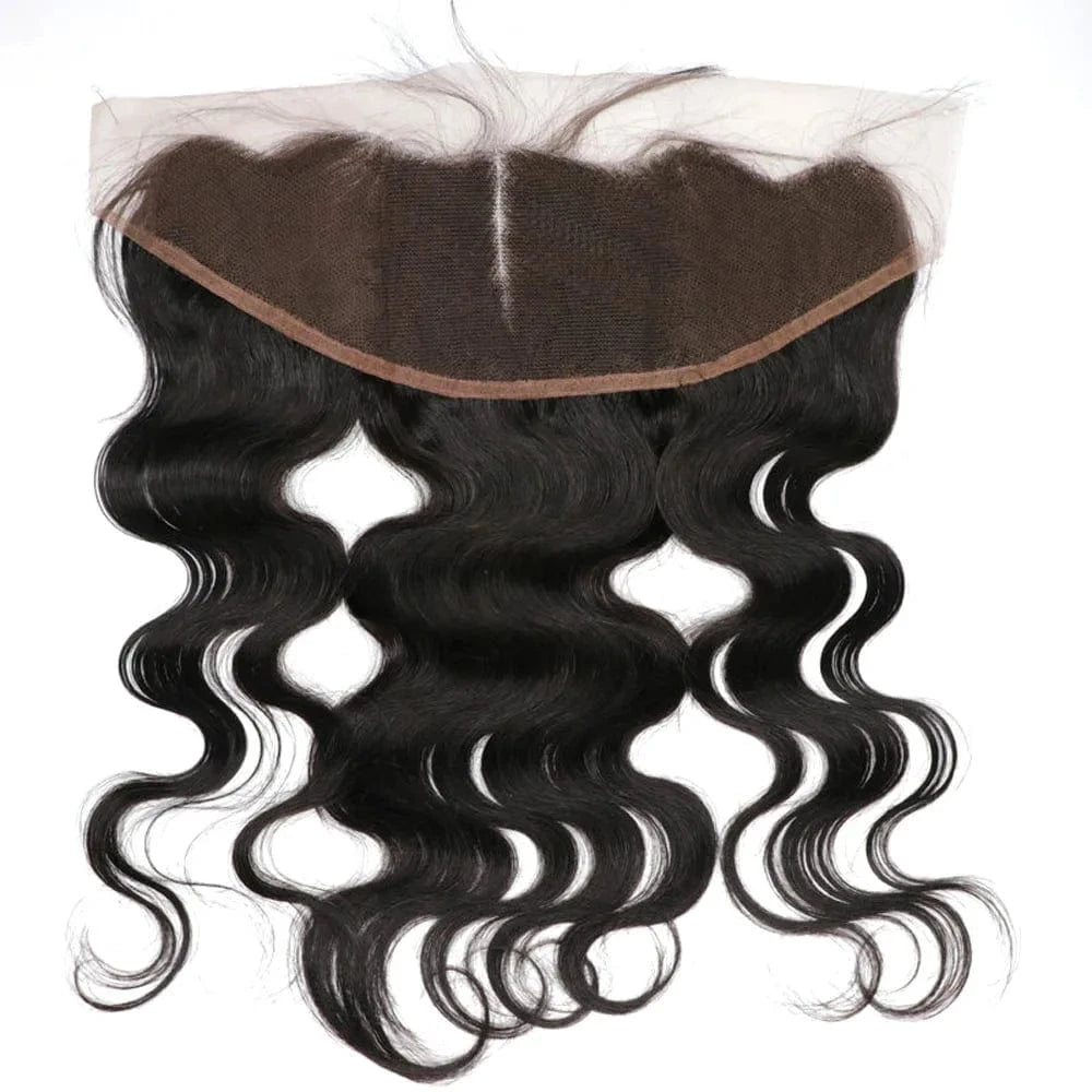 Wholesale Body Wave 13*4 Transparent Lace Frontal Closure Brazilian Virgin Human Hair Ear to Ear Lace Frontal