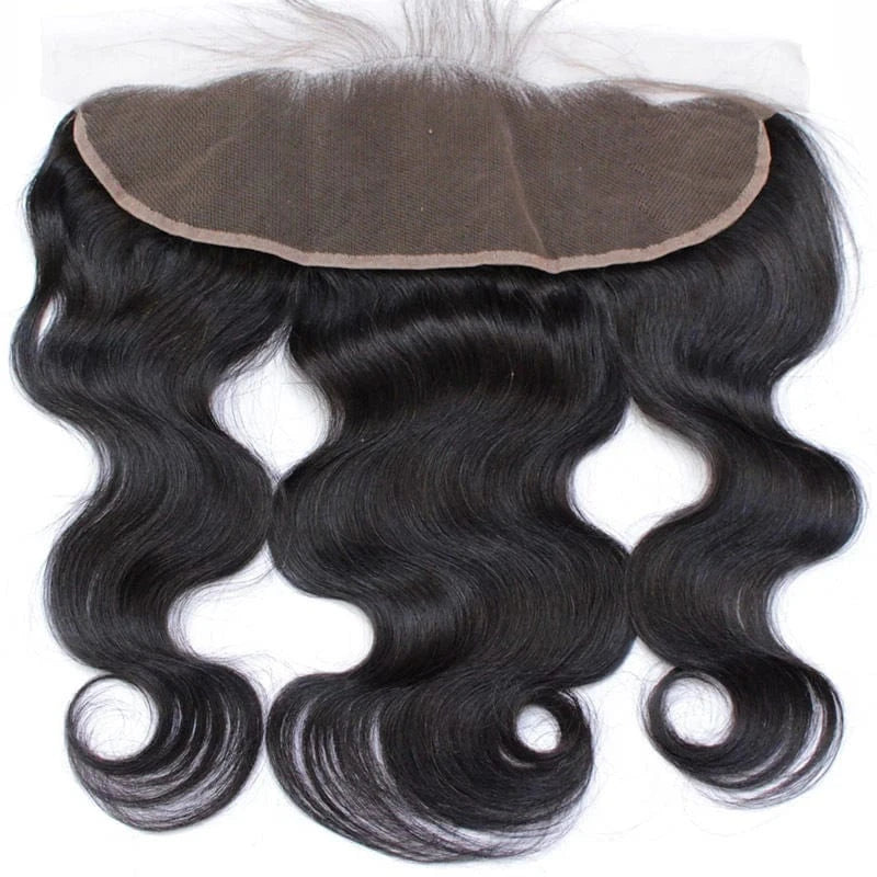 Wholesale Body Wave 13*4 Transparent Lace Frontal Closure Brazilian Virgin Human Hair Ear to Ear Lace Frontal