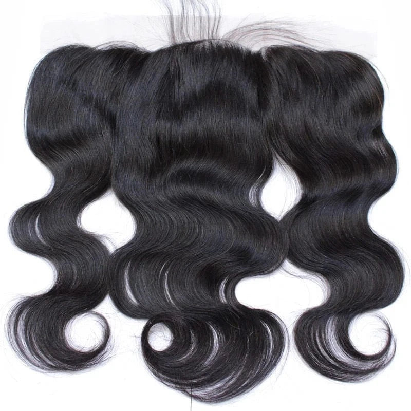 Wholesale Body Wave 13*4 Transparent Lace Frontal Closure Brazilian Virgin Human Hair Ear to Ear Lace Frontal