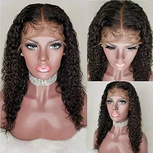 wholesale burmese curly virgin hair for women 100% brazilian virgin lace curly frontal wig with Baby hair