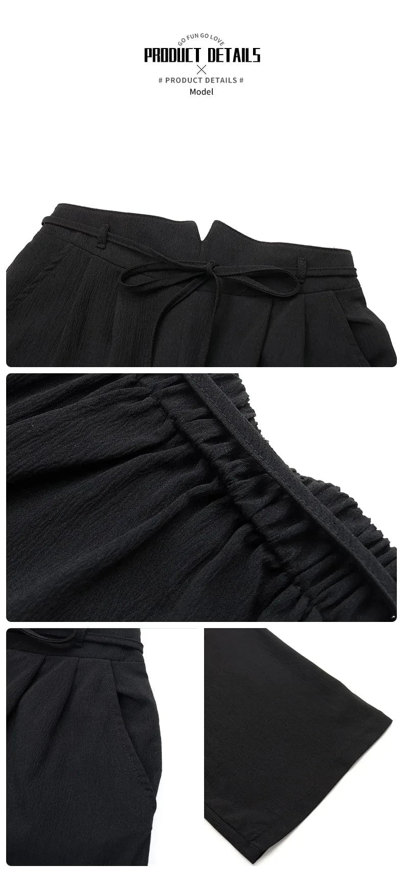 Wholesale Casual Women Long Trosers Wide-Legged Loose Pants