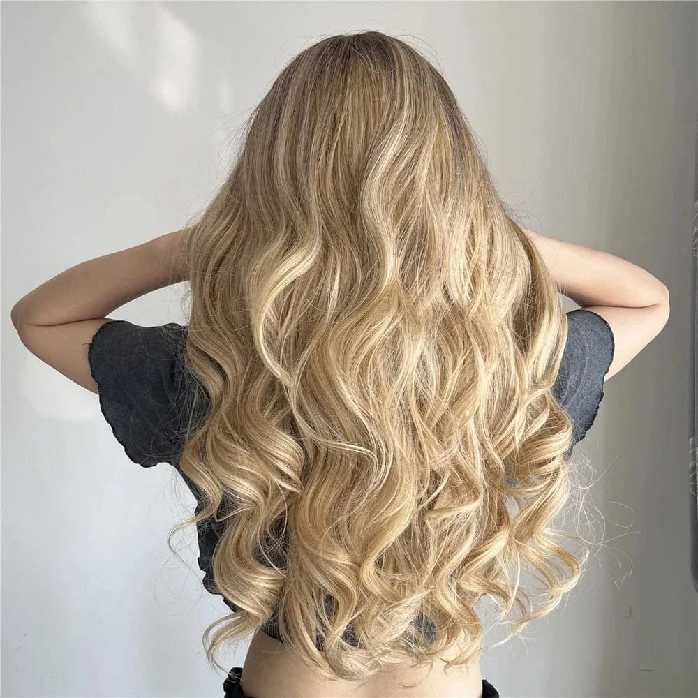 Wholesale Cheap Full Lace Natural Hair Wig Vendor Synthetic Long Fluffy Wigs Pixie Cut Afro Kinky Curly Blonde Ombre Wigs