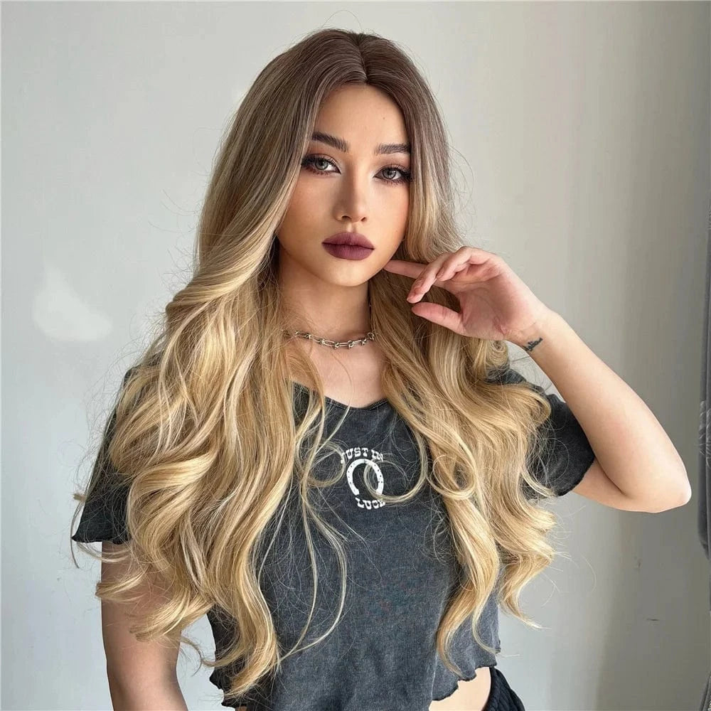 Wholesale Cheap Full Lace Natural Hair Wig Vendor Synthetic Long Fluffy Wigs Pixie Cut Afro Kinky Curly Blonde Ombre Wigs