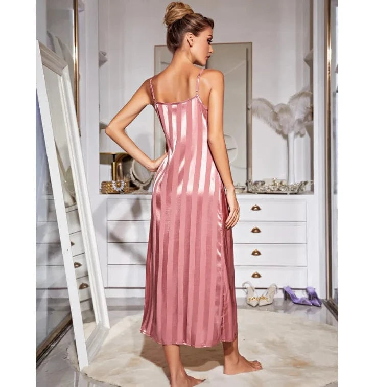 Wholesale Cheap Stain Custom Plus Size 4xl Lounge Wear Pajama Women's Sleepwear Night Gown
