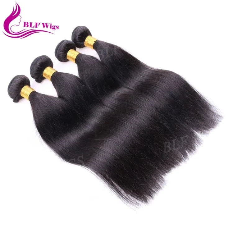 Wholesale Cheap Virgin Brazilian Human Hair Bundles with Frontals Straight Ear to Ear Lace Frontal 13 6