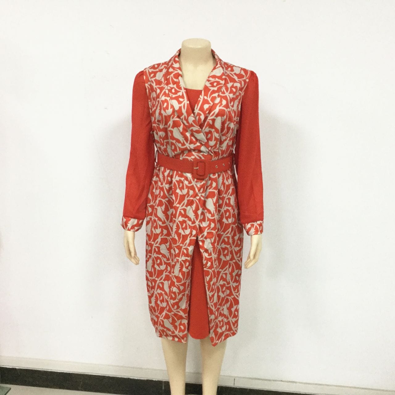 Wholesale Chiffon Patchwork kitenge Africa Plus Size Two Piece Set women dress casual for office wear