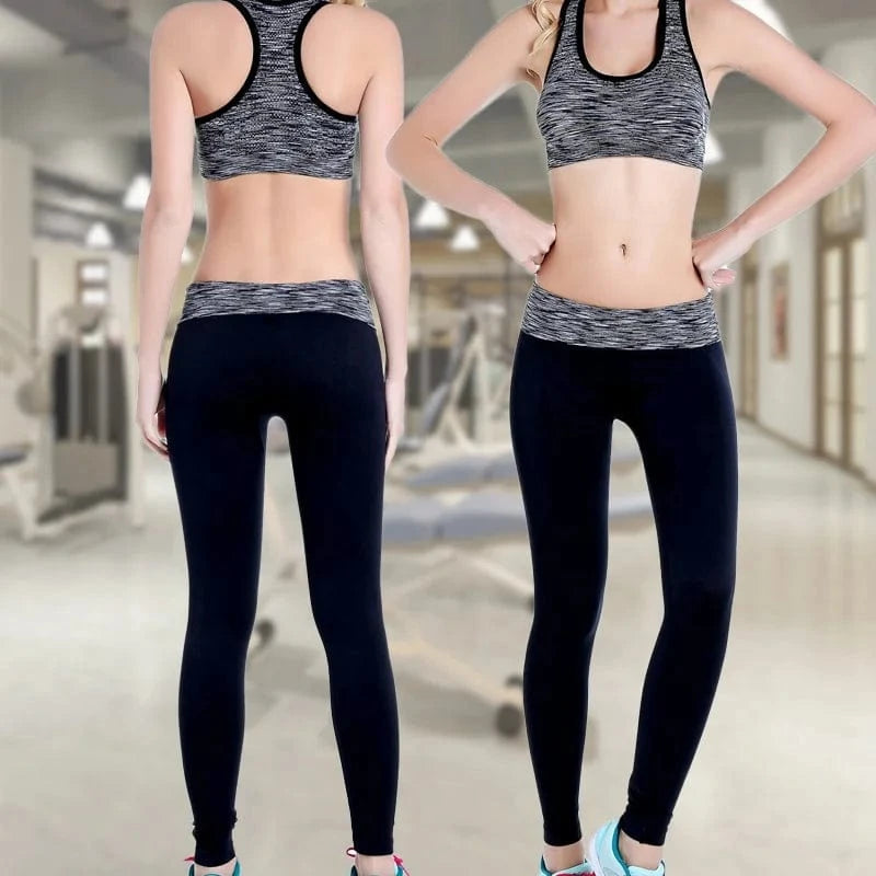 Wholesale Compression Large Size Slim Stretch Fitness Tights Running Sports Pants High Waist Seamless Yoga Leggings For Womens