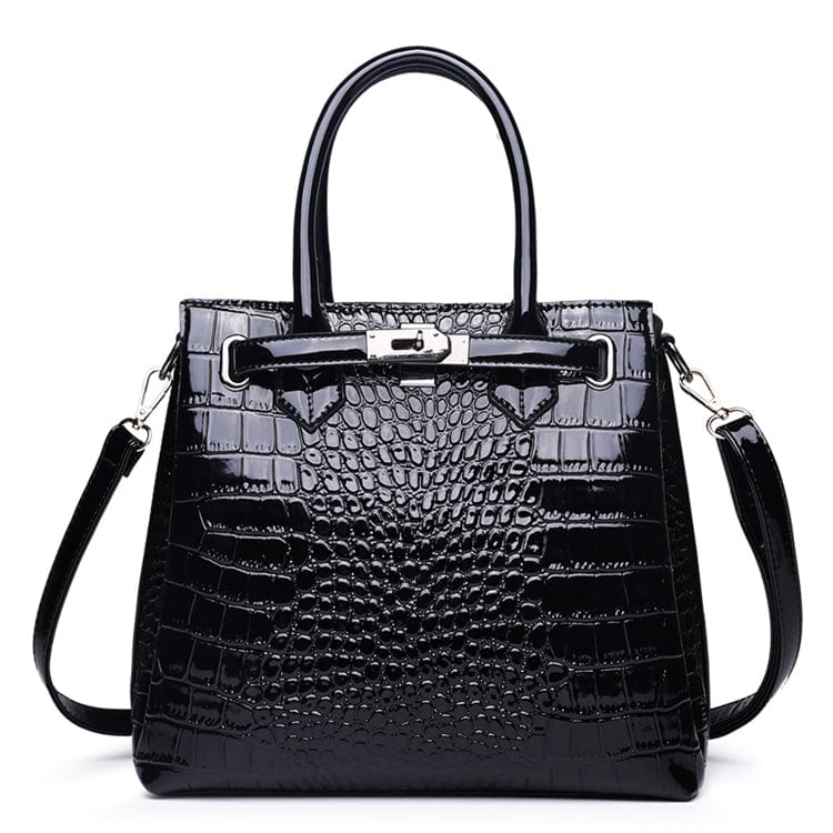 wholesale croc embossed leather luxury bags women handbags